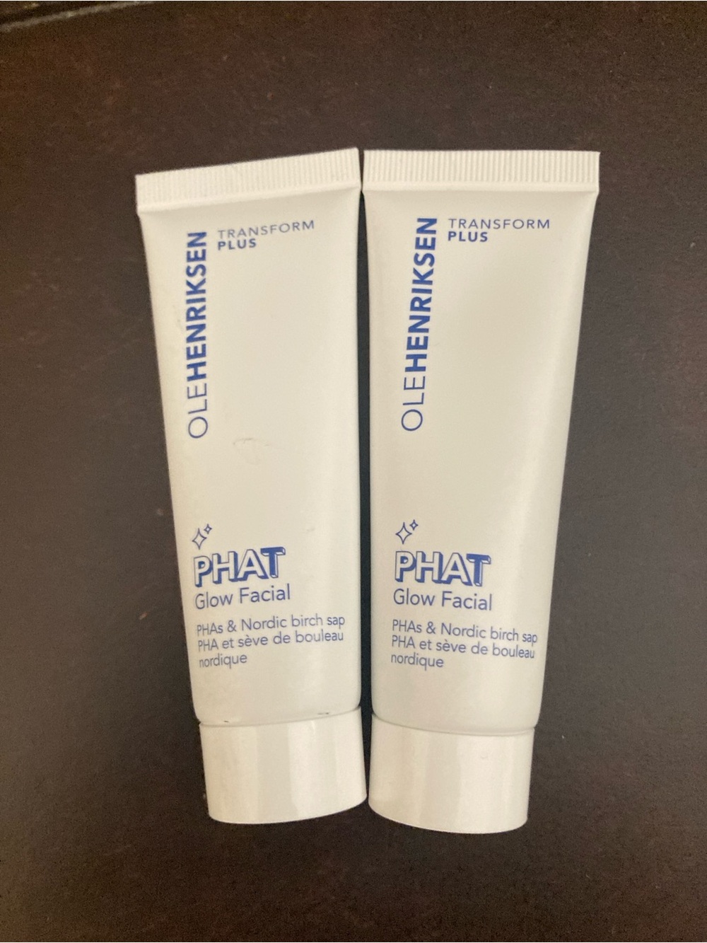 2 Ole Henriksen PHAT Glow Facial mask in a travel-size tubes 15 ml each